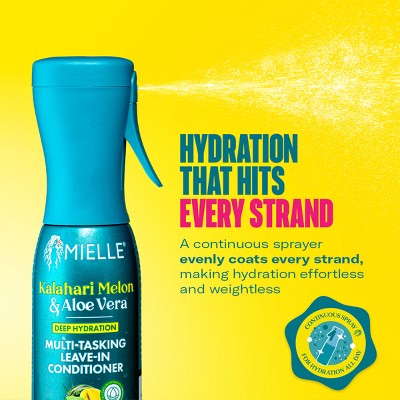Mielle Organics Kalahari Melon & Aloe Vera Leave-In Conditioner 6 fl oz - Imperfect Container
