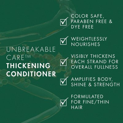 Nexxus Unbreakable Care Sulfate & Silicone Free Biotin Conditioner For Fine & Thin Hair with Keratin 13.5 fl oz - Imperfect Container