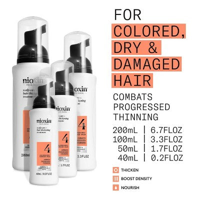 Nioxin System 4 Hair Treatment 3.3 fl oz - New