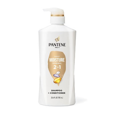 Pantene Pro V Daily Moisture Renewal 2 in 1 Shampoo & Conditioner 23.6 fl oz - New