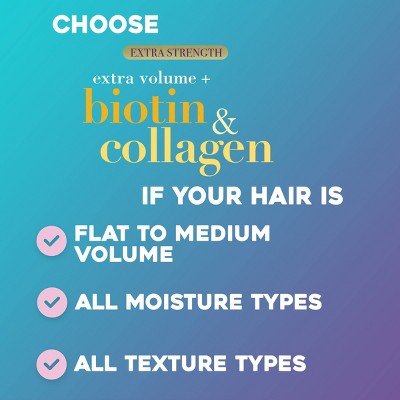 OGX Extra Strength Biotin and Collagen Conditioner  25.4 fl oz - New