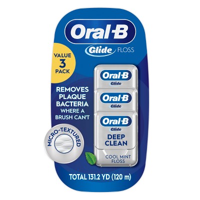 Oral-B Glide Pro-Health Deep Clean Dental Floss Cool Mint 3pk - Imperfect Box