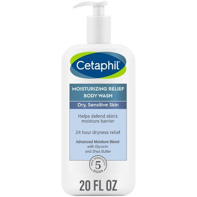 Cetaphil Moisturizing Relief Therapeutic Body Wash 20 fl oz - New