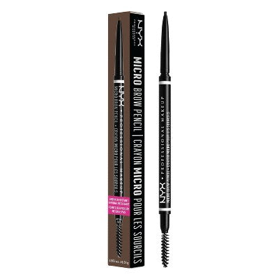 NYX Professional Makeup Vegan Micro Eyebrow Pencil 08 Black 0.003oz - New