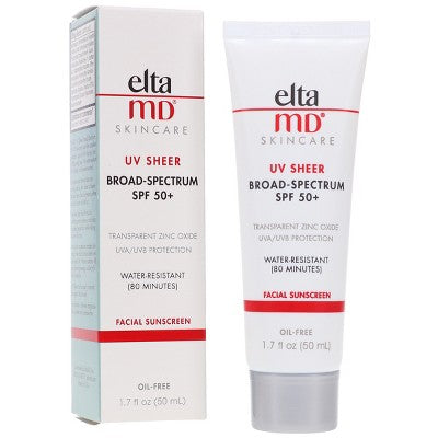 EltaMD UV Sheer Broad-Spectrum SPF 50+ Facial Sunscreen 1.7 oz - Imperfect Box