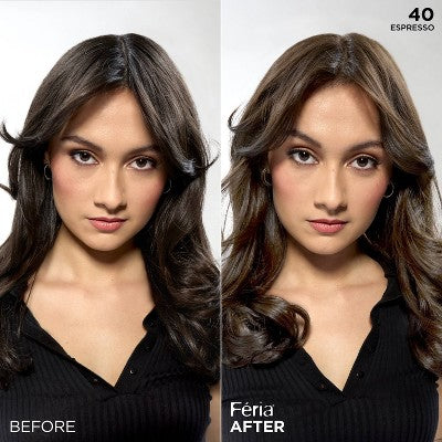 L'Oreal Paris Feria Multi-Faceted Shimmering Color 6.3 fl oz 40 Deeply Brown - Missing Box