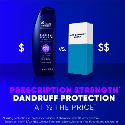 Head & Shoulders Clinical Strength Anti-Dandruff Citrus 13.5 fl oz - Imperfect Container