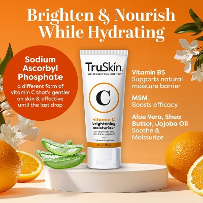 TruSkin Vitamin C Brightening Moisturizer For Face with Vitamin C 2 fl oz - Imperfect Box