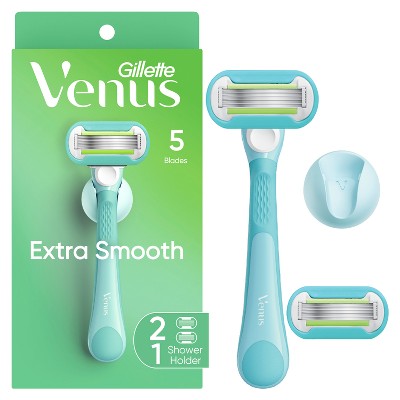 Venus Extra Smooth Pink Women's Razor + 2 Razor Blade Refills - Imperfect Box