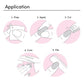 Dashing Diva Glaze Semi-Cured Gel Nail Polish Strips Ballerina Blush 32ct - New