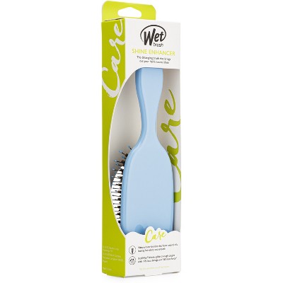 Wet Brush Shine Enhancer Hair Brush Between Wash Days to Distribute Natural Oils Solid Sky Blue - Imperfect Box