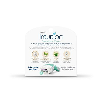 Schick Intuition Sensitive Care Womens Razor Blade Refills 3 ct - Missing Box