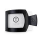 TELETIES Large Flat Square Hair Clip Jet Black - New
