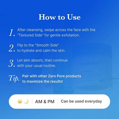 medicube Zero Pore Pad Korean Skincare 5.46oz/70ct - Imperfect Box