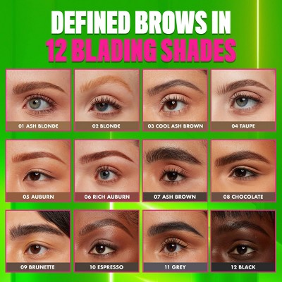 NYX Professional Makeup Brow Blade & Shade Nano Mechanical Brow Pencil Cool Ash Brown 0.002oz - Imperfect Box