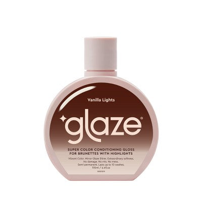 Glaze SuperGloss Color Conditioning Hair Gloss & Toner Vanilla Lights for Highlighted Hair 6.4 fl oz - New