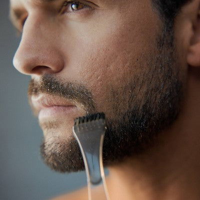 Just For Men Mustache & Beard Coloring for Gray Hair with Brush Included Medium Dark Brown M40 - New