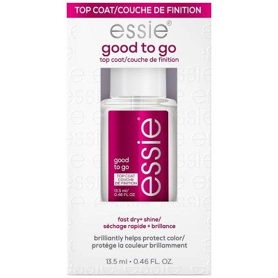essie Good to Go Top Coat fast dry and shine 0.46 fl oz - Imperfect Box