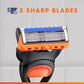 Gillette Fusion5 Men's Razor + 2 Razor Blade Refills - Imperfect Box
