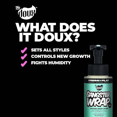 The Doux Gangster Wrap Foaming Wrap Lotion 8 fl oz - Imperfect Container