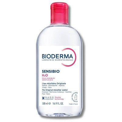 Bioderma Sensibio H2O Micellar Water Makeup Remover 16.9 fl oz - Small Amount Missing