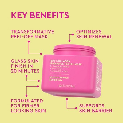 BYOMA Bio-Collagen Radiance Facial Mask 2.02oz - Imperfect Container