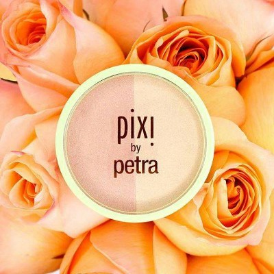 Pixi By Petra Beauty Blush Duo + Kabuki Brush Peach Honey 0.36oz - Imperfect Box