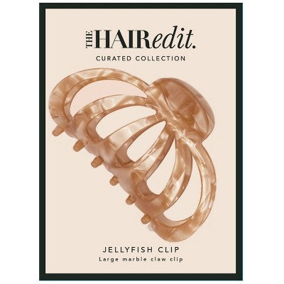 The Hair Edit Jellyfish Clip Latte - New