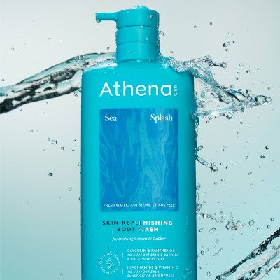 Athena Club Skin Replenishing Body Wash Sea Splash 18 fl oz - Imperfect Container