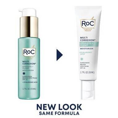 RoC Multi Correxion Hydrate + Plump Daily Moisturizer with Hyaluronic Acid SPF 30 1.7oz - Imperfect Box