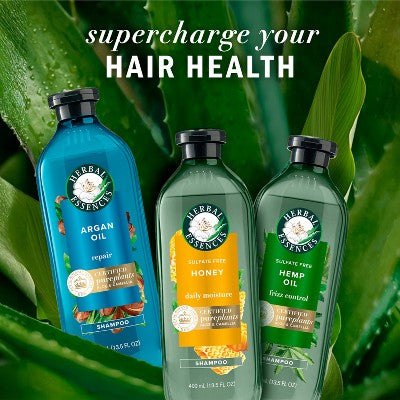 Herbal Essences Pure Plants Blend Argan Oil Repairing Color-Safe Shampoo/Conditioner Dual Pack 13.5 fl oz/2ct - Imperfect Box