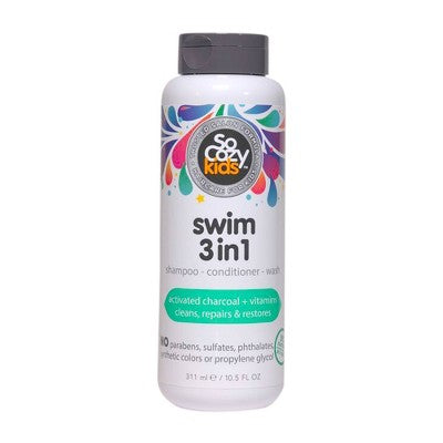 SoCozy Swim 3-in-1 Shampoo + Conditioner + Body Wash 10.5 fl oz - New