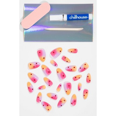 Chillhouse Chill Tips Press-On Fake Nails Sunset Sorbet 24ct - New