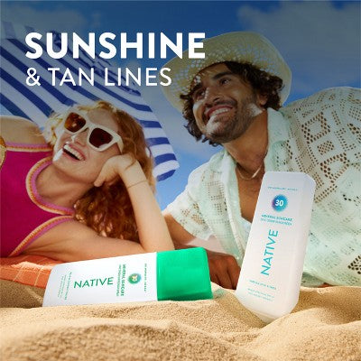 Native Mineral Sunscreen with Zinc Oxide Tropical Breeze SPF 30 7oz - Imperfect Container