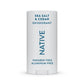Native Solid Deodorant for Men & Women Sea Salt & Cedar Aluminum-Free 2.65oz - Imperfect Container
