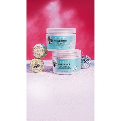 CurlDaze Curl Styler with Kuku Curl Enhancer 12 fl oz - Imperfect Container