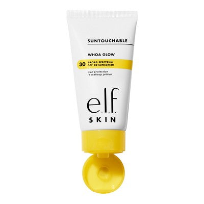 e.l.f. SKIN Suntouchable Whoa Glow Sunscreen & Primer Sunlight SPF 30 1.69 fl oz - Missing Box