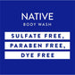 Native Sulfate Free Body Wash Coconut; Vanilla 36 fl oz - Imperfect Container