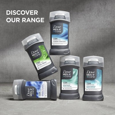 Dove Men+Care Solid Deodorant Stick Clean Comfort 3oz - New