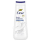 Dove Deep Moisture Body Wash Nourishes the Driest Skin 24hr Lotion-Soft Skin 20 fl oz - Imperfect Container