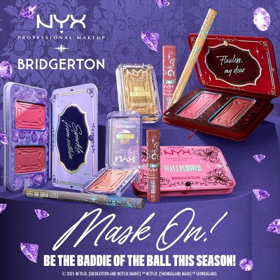 NYX Professional Makeup Bridgerton Royal Epic Ink Glitz Metallic Eyeliner Glitzed In Silver 0.03 fl oz - Imperfect Box