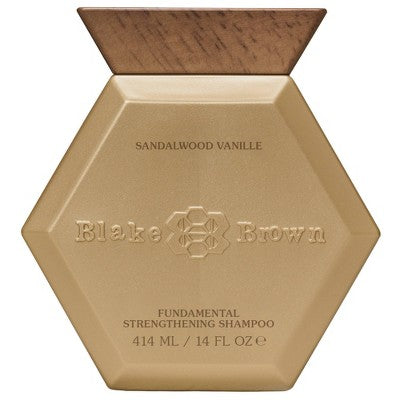 Blake Brown Fundamental Strengthening Shampoo Sandalwood Vanille & Warm Vanilla Fragrance 14 fl oz - New