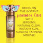 Jergens Natural Glow Instant Moisturizing Self Tanner Tanning Foam Deep Bronze 6 fl oz - New