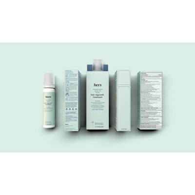 hers Hair Regrowth Foam Treatment 5% Minoxidil 2.11oz - Missing Box