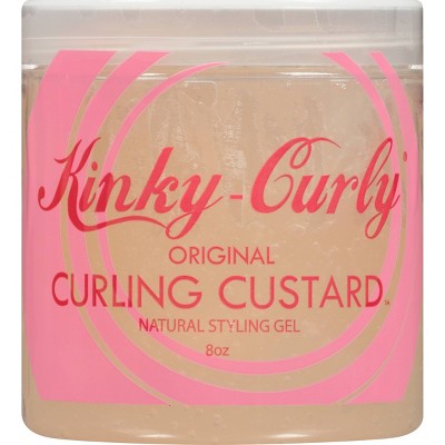 Kinky-Curly Original Curling Custard Natural Hair Styling Gel 8oz - Imperfect Container