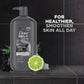 Dove Men+Care Charcoal + Clay Purifying Body; Face Wash Pump Sulfate Free 30 fl oz - New