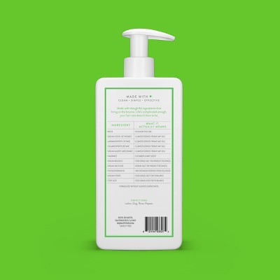 Native Vegan Cucumber & Mint Natural Volume Shampoo, Clean, Sulfate, Paraben and Silicone Free 16.5 fl oz - Imperfect Container
