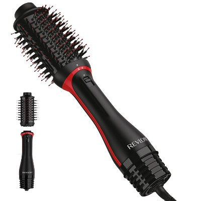 Revlon One-Step Volumizer PLUS Hair Dryer and Hot Air Brush  Black - Imperfect Box