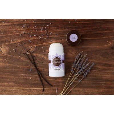Lavanila Natural Solid Deodorant Vanilla Lavender 2oz - New