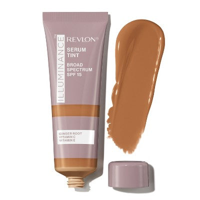 Revlon Illuminance Triple Hyaluronic Acid Tinted Serum 417 Warm Caramel 0.94 fl oz - Imperfect Box